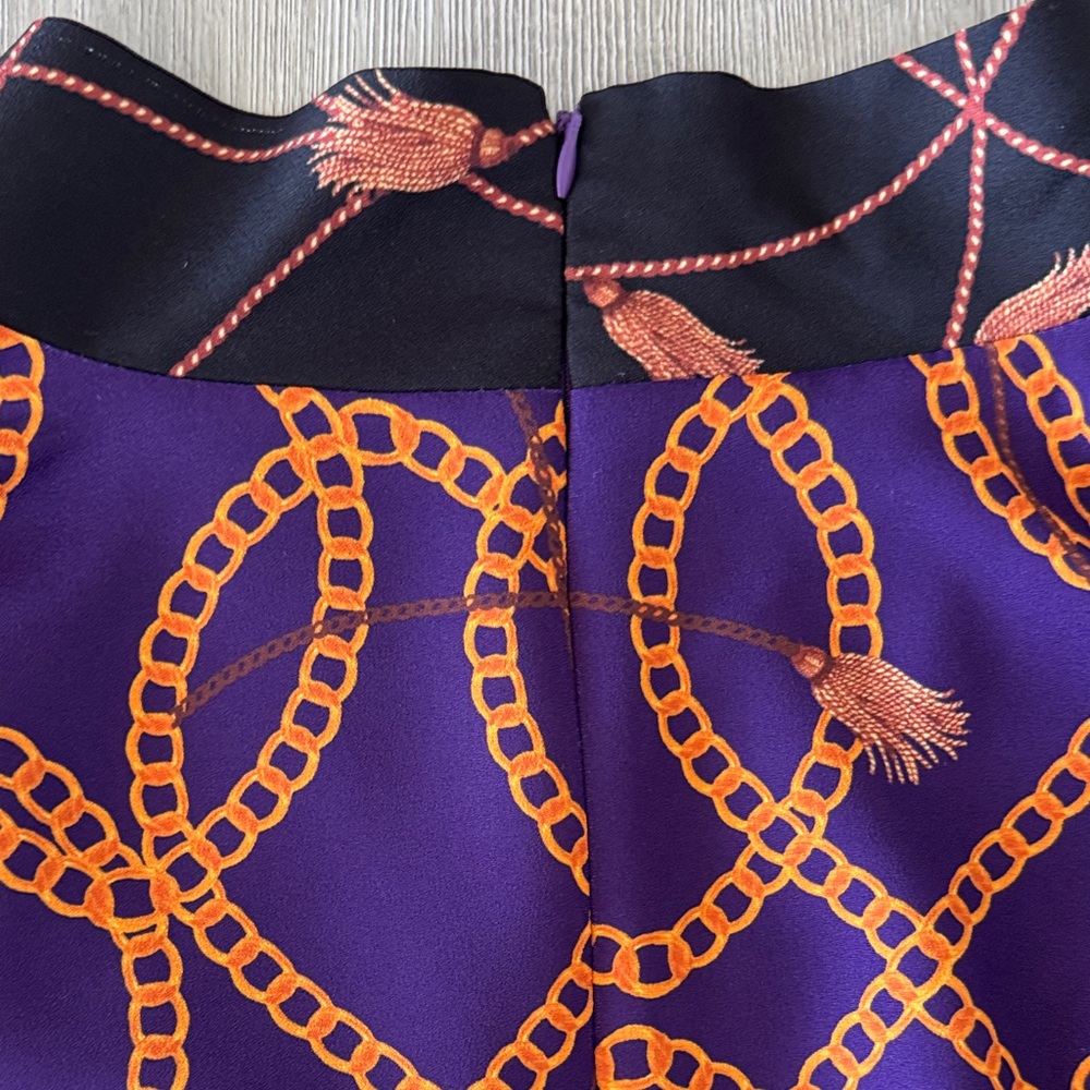 Neiman Marcus Purple and Black Dress - Picture 6 of 7